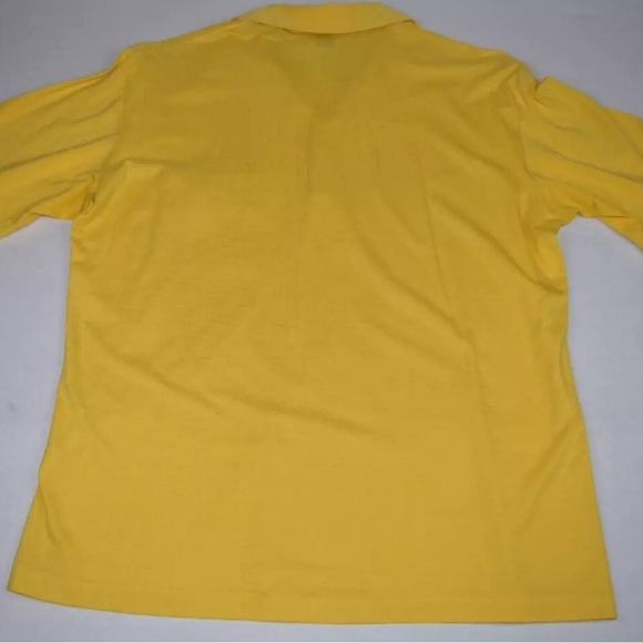 Sears Dragon Logo Sport Shirt VTG 80s Yellow with Brown Dragon Shirt M/L Grunge - Picture 2 of 16